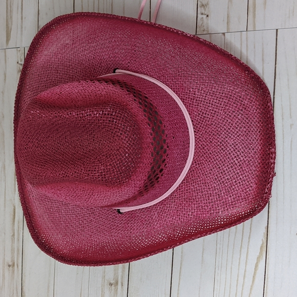 Pink Women's Cowboy Hat - Picture 1 of 9